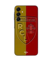 Phone Case - Maniacase - Samsung Galaxy A16 - Silicone - Soft - Yellow and Red Logo juoda