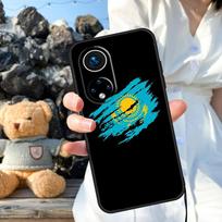 Kazakhstan flag Case For Honor X8a X9a X6a X7a X6 X7 X8 X9 X9b X8b Honor 70 50 90 Lite Magic 5 6 Pro Cover Honor Magic6 Lite gray