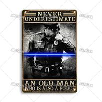 Artisian Job Metal Sign Work Tin Poster Police Accountant Scientist Writer Shoemaker Decorative Plate Wall Decor Garage Bar Pub 7.8x11.8inch