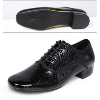 Teacher's Dance Shoes Men's Microfiber Patterned Exercise Adult Latin 46 black