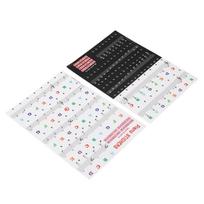 Piano klaviatūros lipdukai 88615449 klavišams Lipnūs nuimami piano klaviatūros raidės skirti