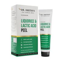 Dr. Sheth's Liquorice & 8.8% Lactic Acid (AHA) Chemical Peel For Even-Toned, Glowing Skin With 2% Niacinamide, Chemical Exfoliator For Unisex, 30g