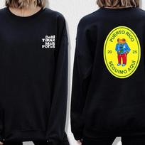 Debi Tirar Mas Fotos Album 2025 Sweatshirt Frog DTMF Graphic Hoodies 2 Side Printed Pullover Unisex Long Sleeve Sweatshirts S juoda