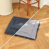 Dog Cage Pad Double-layer Thickened Machine-washable Dog Kennel Pad Moisture-proof and Universal for All Seasons for Double-sided Pet Pads 60*50cm