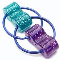 Decompression Chain Fidget Finger Spinner Sensory Toy Metal Puzzle Keychain Give Children Best Enlightenment  Fun Birthday Gift mėlyna/violetinė