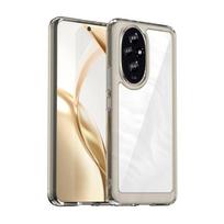 For Honor 200 5G Case For Honor 200 Cover 6.7 inch Colorful Soft Edge Silicone Transparent Protective Bumper For Honor 200 For Honor 200 pilka spalva