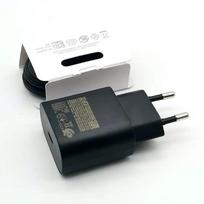 Z Flip Fold 6 5 4 3 2 Charger 25W Super Fast Charging Travel Adapter for Galaxy S24 S20 S21 S22 S23 Note 20 Ultra 10 A55 Black-EU With Cable