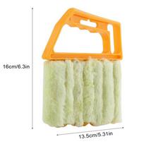 Washable Microfiber 7 Hand Window Mini-blind Cleaning Brush Conditioner Cleaner Duster Household Tool