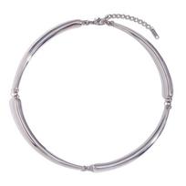 Fashionable, Minimalist, Niche Design, Creative Pendant, Stainless Steel Plated with 18K Gold, Hip-hop Punk Bamboo Necklace for Women 40CM