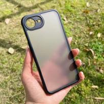 Luxury Translucent Armor Phone Case For iPhone 11 12 13 14 15 16 Pro Max Plus 16E Matte Shockproof Hard Soft TPU+PC Back Cover iPhone 15