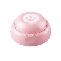 Voice Recording Button For Communication, Pet Training Buzzer, Speaking Button Dog Toy, Voice Recording Clicker For Teaching You rožinė