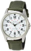 [Citizen Q&Q] Laikrodis Analoginis Vandeniui atsparus Odinis dirželis QB38-304 Vyriškas Žalias