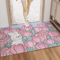 Cartoon Anti-Slip Door Mat: Dust-Resistant, Wear-Resistant Floor Mat for Home Entryways and Pets 60x90cm