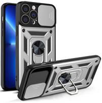 „iPhone 11 12 Mini 13 Pro Max“ dėklas. Prabangus kamufliažinis magnetinio žiedo formos telefono dėklas, skirtas „iPhone 7 8 Plus X XR XS Max“ galiniam dangteliui. For iphone 7 sidabras