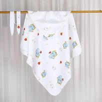 Kawaii Kūdikių Medvilninis Saugus Minkštas Vystymo Muslino Antklodė Vonios Rankšluostis Animacinis Gyvūnas Meškinas Drakonas Vystyklų Vystymo Audinys Pataliukai 85 *85cm white