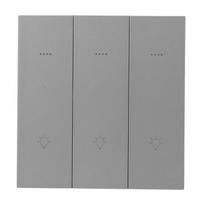 Smart Light Switch for ZigBee Wireless Voice Timing Control 3 Open Control Quantity Intelligent pilka spalva