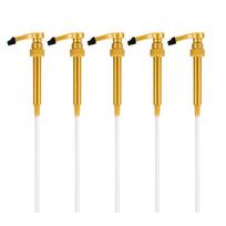 10 vnt. kavos sirupo pompos antgalio dangtelio dangteliai piltuvo dangteliai Sirupo dangteliai guminiai dangteliai tinka sirupo siurbliui, pilstymo dozatoriui, aliejaus skysčio buteliui 10 Pcs