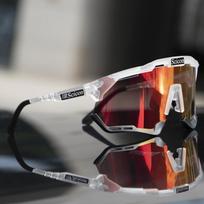 Polarized Cycling Glasses Mountain Bicycle Goggles Road Bike Cycling Eyewear Men Women Outdoor Sports Sunglasses 3 Lens gray