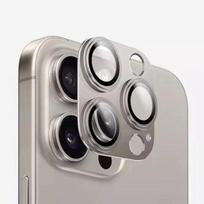 Camera Lens Protector for iPhone 15 Pro Max PMMA + Tempered Glass Full Cover Cap for iPhone15pro 15Plus for 15Pro 15ProMax mėlyna