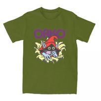 Vintage Cute Orko T Shirt Men Women's Masters of the Universe Tees Shirt Adult Clothing S armijos žalia spalva
