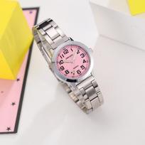 Digital Quartz Watches for Kids: Stylish Steel Belt Designs for Girls and Boys in Primary and Secondary School rožinė