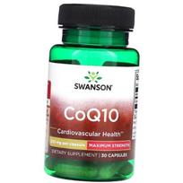 Kofermentas Q10, CoQ10 200, Swanson 30 kaps. (70280005) 30caps