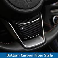Carbon Fiber Style Steering Wheel Cover For Subaru Outback XV Impreza Leagacy 2018-24 For Forester 2019 2020 2021 2022 2025 2024 For 19-24 Forester