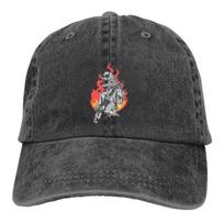 Washed Men's Baseball Cap Skeleton Playing Electric Trucker Snapback Cowboy Caps Dad Hat Guitar Rock Golf Hats Adjustable abrikosas