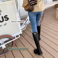 Designer Shoes Knee High Boots Fashion Women's New High Tube Thick Soled Spring Autumn Brown Female Chelsea Platform Long Boots 35 juoda