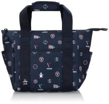 Cart Bag with Insulated Flying Everyday Golf MQCXJA52 NV00 [Munsingwear] Lining, Pattern, Cute, Use, Women's (Navy)