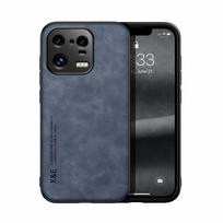 For Xiaomi 13 Pro 5G Case Sheepskin Leather Texture Magnetic Phone Cases For Xiaomi Mi 13T 13T Pro Mi13 Lite Ultra Soft Cover For Xiaomi 13 Pro mėlyna