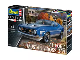 Plastikinis automobilio modelis „Revell 1971 Ford Mustang Boss 351“, 1:25