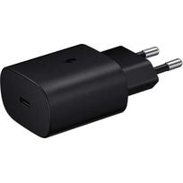 25W Fast Mains Charger for Samsung Galaxy A05 / A05S / A15 4G / A15 5G / A25 5G / A35 5G / S23 FE Phonillico® juoda