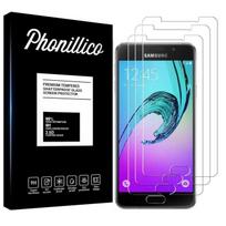 Tempered Glass for Samsung Galaxy A5 2016 A510 - [3 Pack] Ultra Resistant Screen Protector Glass Film [Phonillico®]