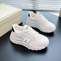Tide 2025 spring new Korean version ins dad shoes female students platform sports heightening running casual shoes Q029 35 balta