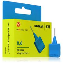 Spokar XM tarpdančių šepetėliai 0,6 mm 6 vnt.