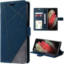 Case for Samsung Galaxy S21 Ultra - Navy Blue Pattern Protection