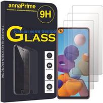 Protection Film - VCOMP - Samsung Galaxy A21S - Tempered Glass - Pack of 3 - Scratch-resistant