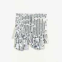 1 Pair Child Sequin Show Jazz Gloves Dance Glitter Rave Costume Party Halloween Dance MIT sidabras