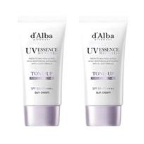 d'Alba Waterfull Purple Tone-Up Sun Cream SPF50+ PA++++ (50ml x 2) | Korean Brightening Sunscreen for Glowing Skin