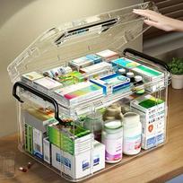 1PC Double-layer Pill Boxes Travel Medicine Organizer Containers For Wheat Sealed Tablet Storage Dispenser Boxes For Medicine juoda