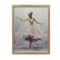 Ballet Dream Ballet Dream, 30X40 Cm, Dark Brown Wooden Frame, 230 Gsm Matte Paper 36