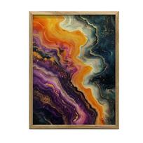 Galaxy of Dreams Galaxy of Dreams, 40X50 Cm, Gold Aluminum Frame, 230 Gsm Matte Paper 54