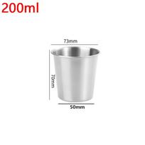 200-500ml 304 nerūdijančio plieno metalinis puodelis viskiui, alui, baltajam vynui, kavai, kelioninis kempingo puodelis, gėrimo puodelis kavai, arbatai As picture