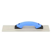 Plaster Trowel 405x80mm Ergonomic Rubber Handle Flat Finishing Trowel Plastering Hand Tool for