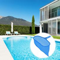 Leaf Rake Mesh Frame Net Skimmer Cleaner Swimming Pool Spa Tool New One Size mėlyna