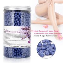 Depilatory Hot Film Hard Wax Bean Body Care Bikini Leg Hair Remover 500g Chocolate violetinė