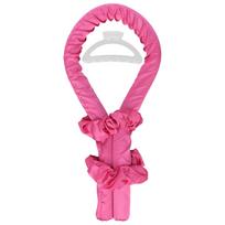 Curling Foam Hair Roller Heatless Hair Curlers Headband DIY Sleeping Hair Curling ToolRose Red rožinė raudona spalva