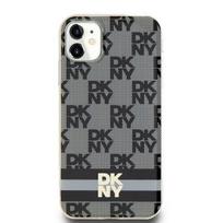 Dkny Dkhmn61Hcptsk Iphone 11 / Xr6.1 Black Hardcase Iml Checkered Mono Pattern & Printed Stripes Magsafe