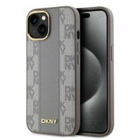 Dkny Dkhmp15Spcpvsle Iphone 156.1 Beige Hardcase Leather Checkered Mono Pattern Magsafe